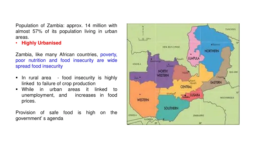 population of zambia approx 14 million with