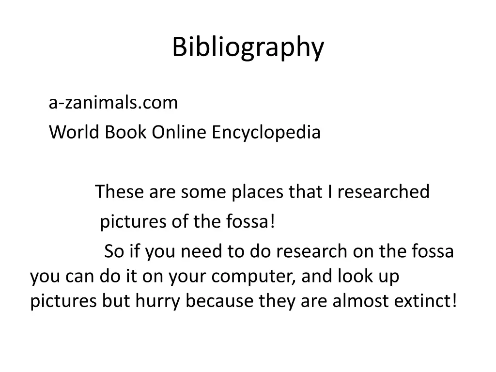 bibliography