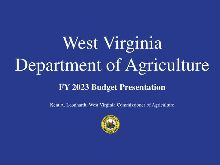 west virginia department of agriculture