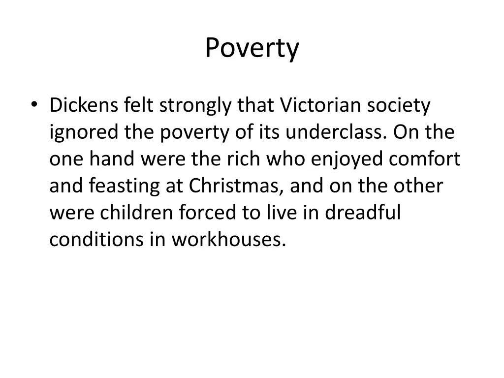 poverty