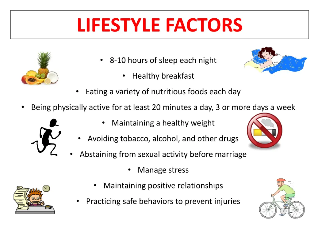 lifestyle factors