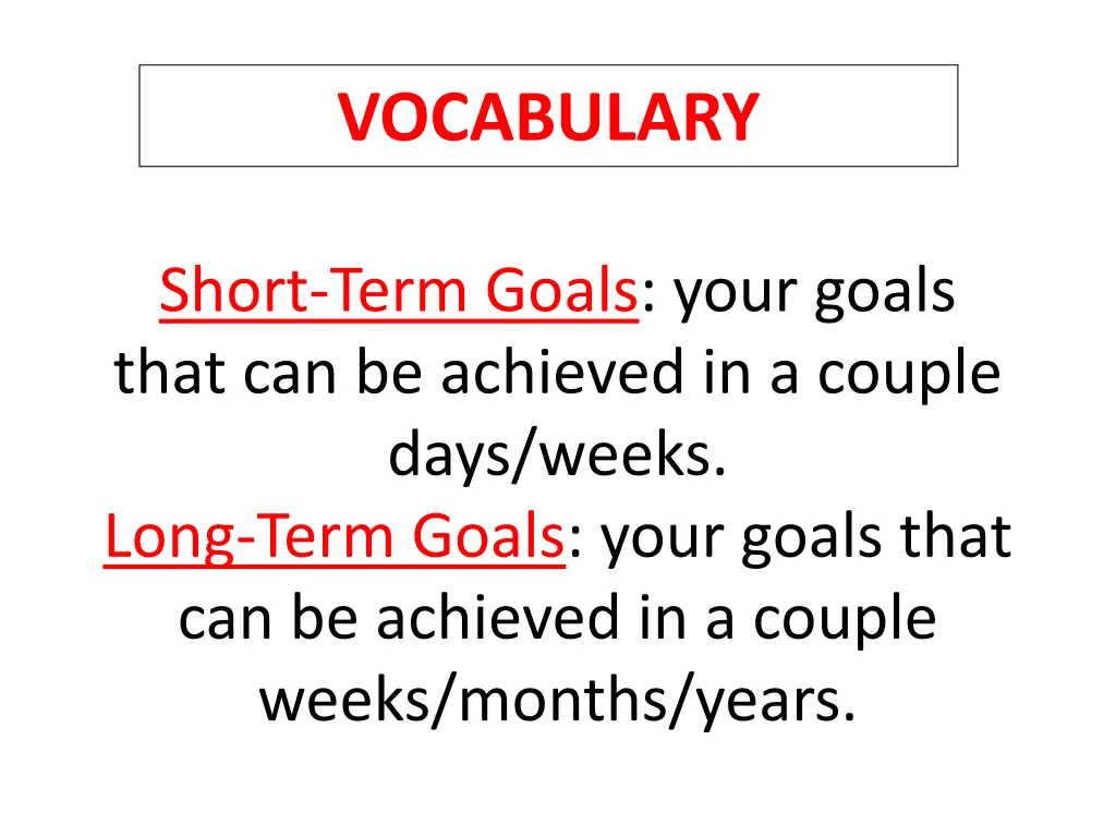 vocabulary 6