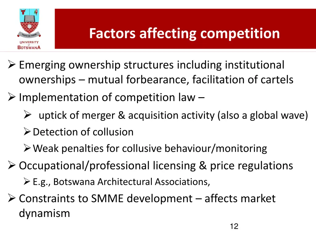 factors affecting competition 1