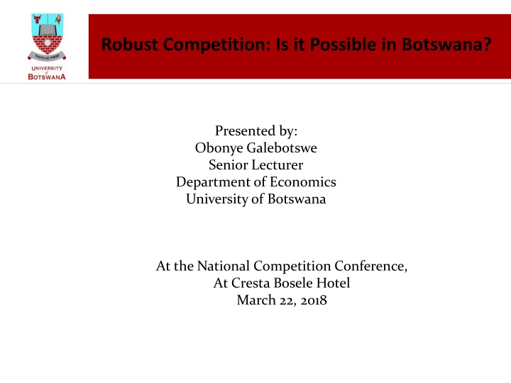 robust competition is it possible in botswana