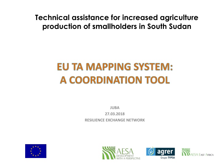 technical assistance for increased agriculture