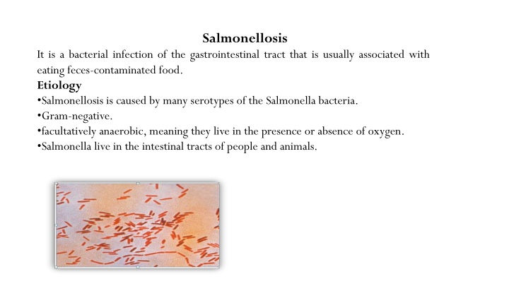 salmonellosis