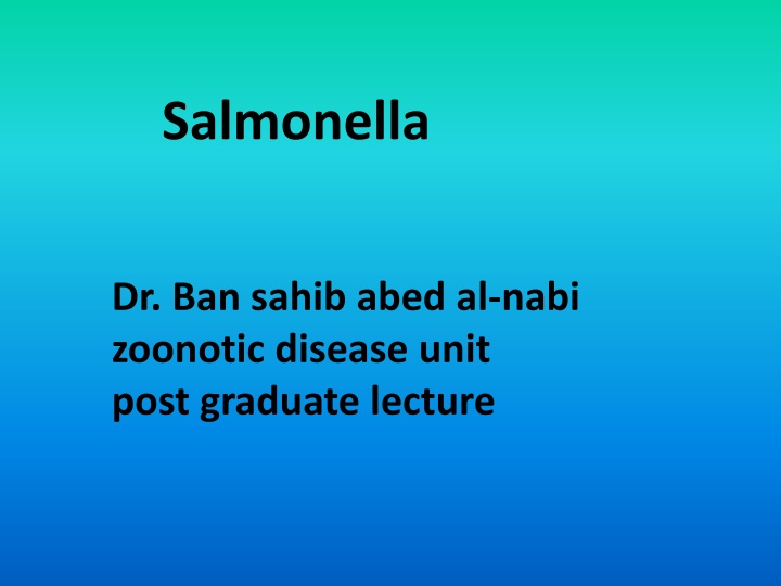 salmonella