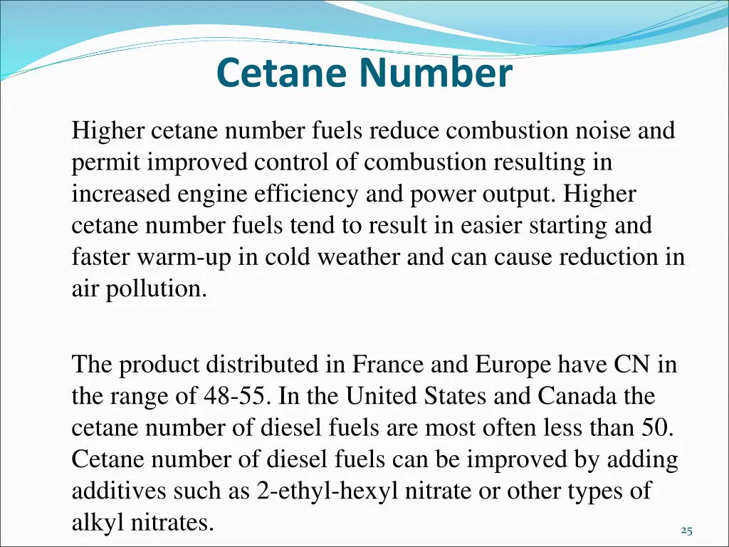 cetane number 1