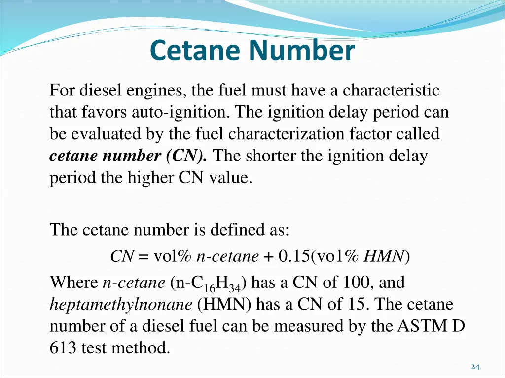 cetane number