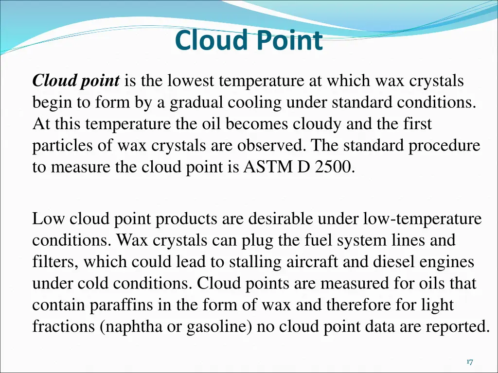 cloud point