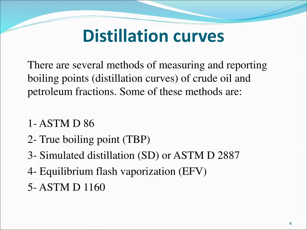 distillation curves 2