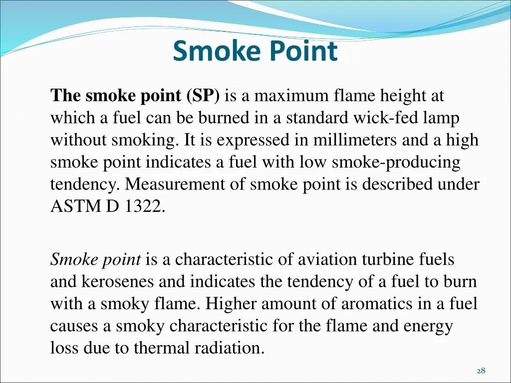 smoke point