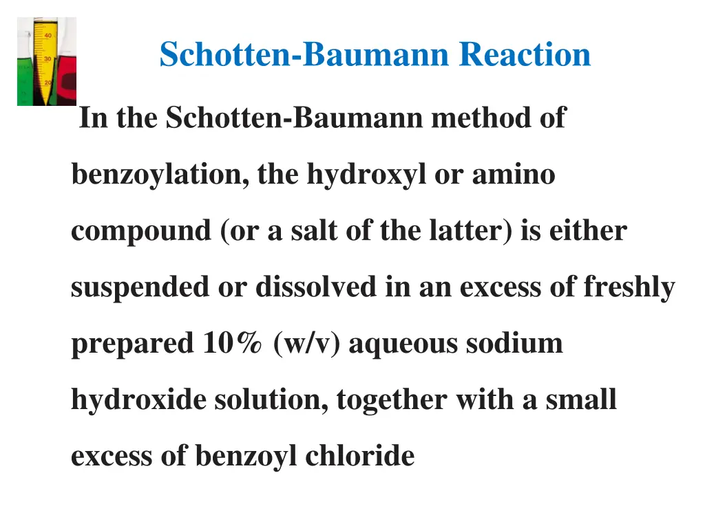 schotten baumann reaction