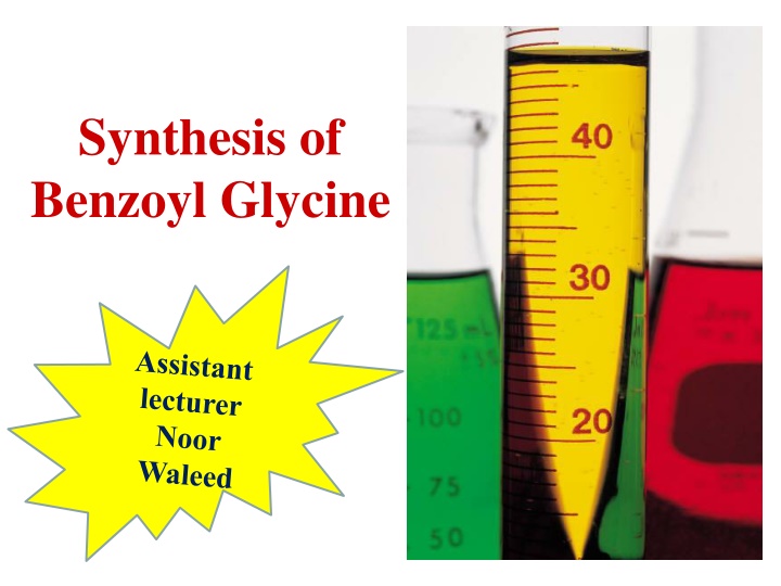 synthesis of benzoyl glycine