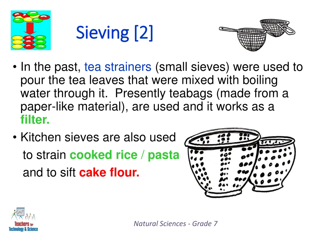 sieving 2 sieving 2