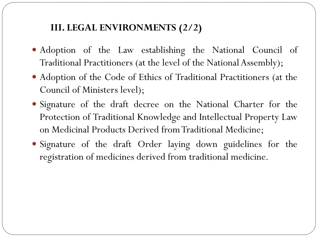 iii legal environments 2 2