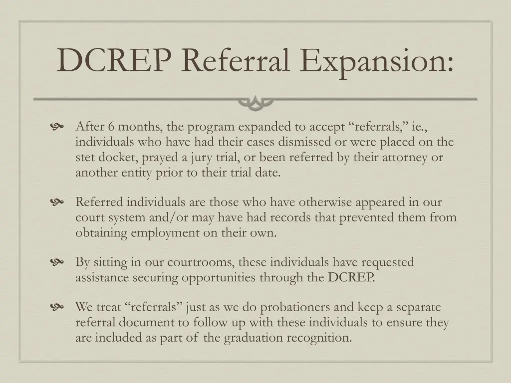 dcrep referral expansion