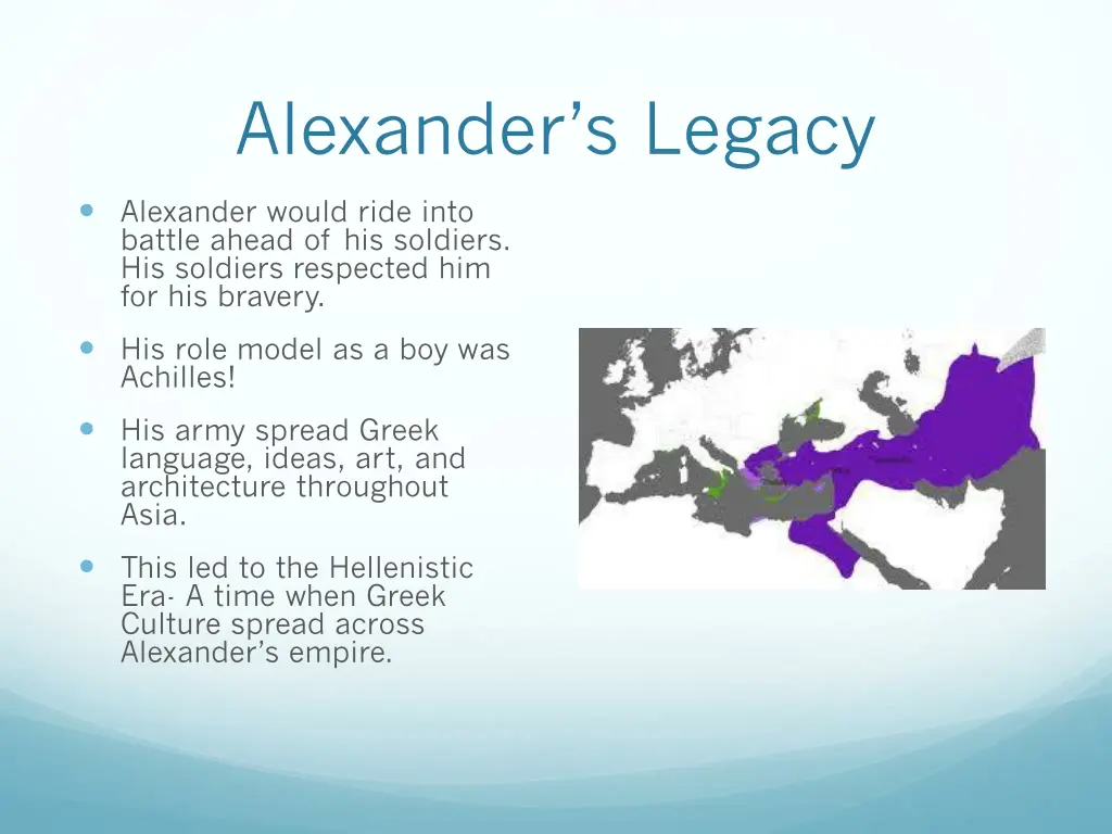 alexander s legacy