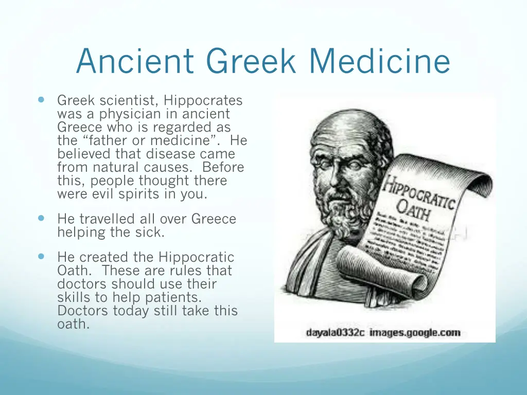 ancient greek medicine