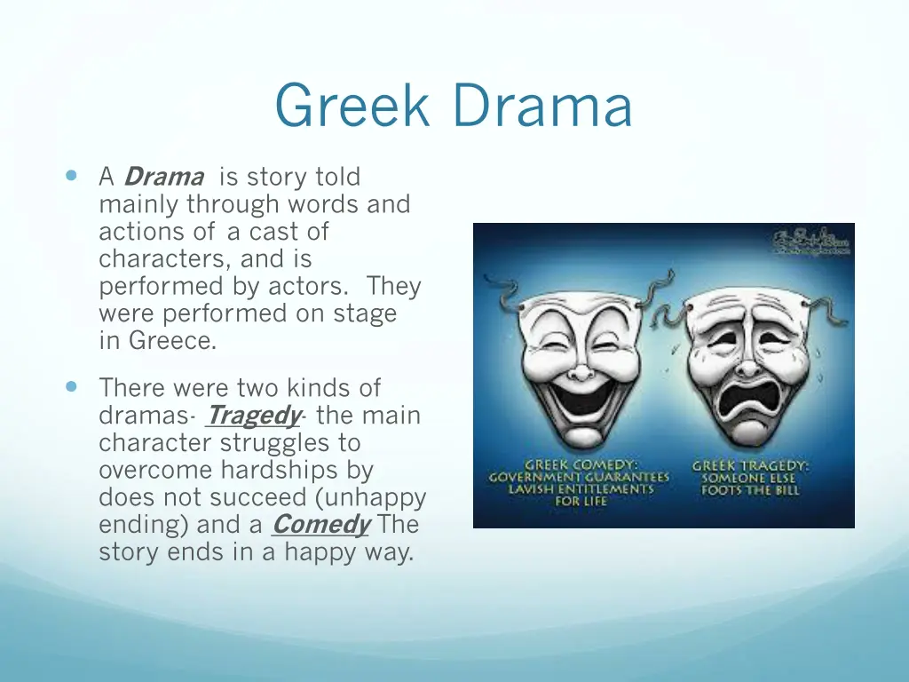 greek drama