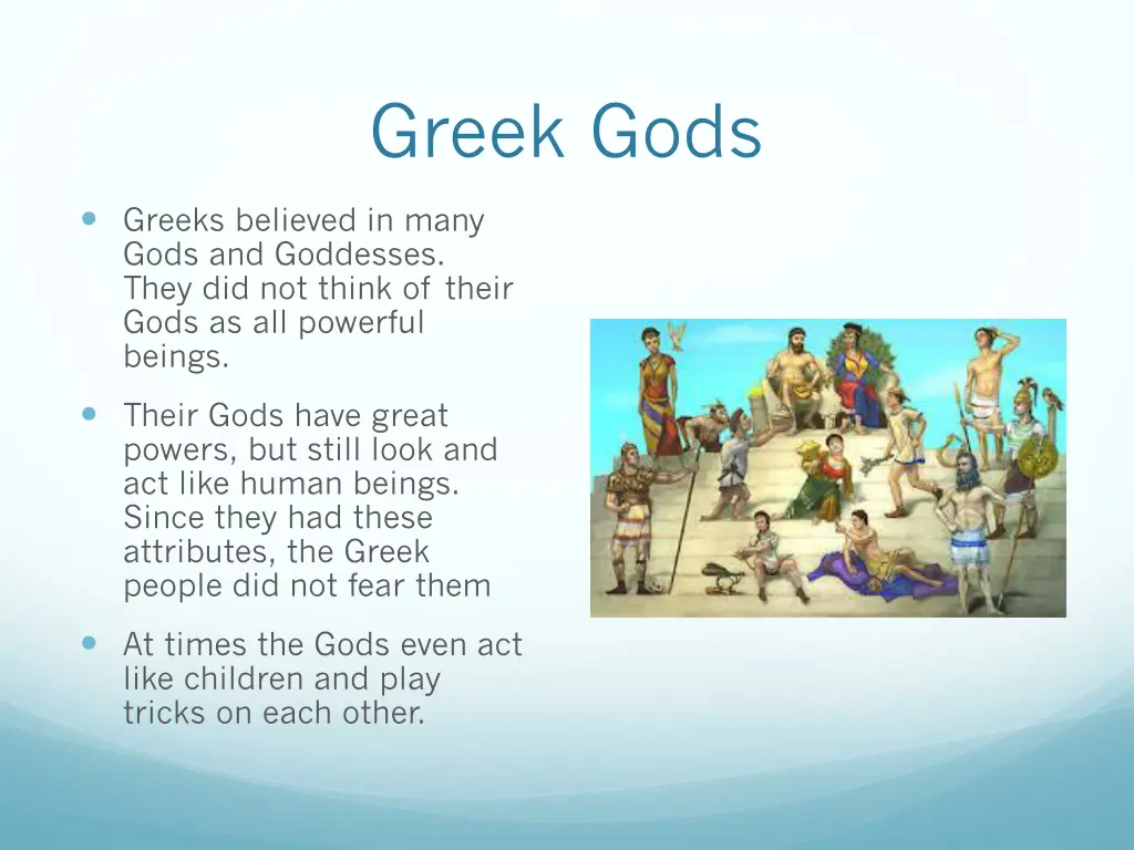 greek gods