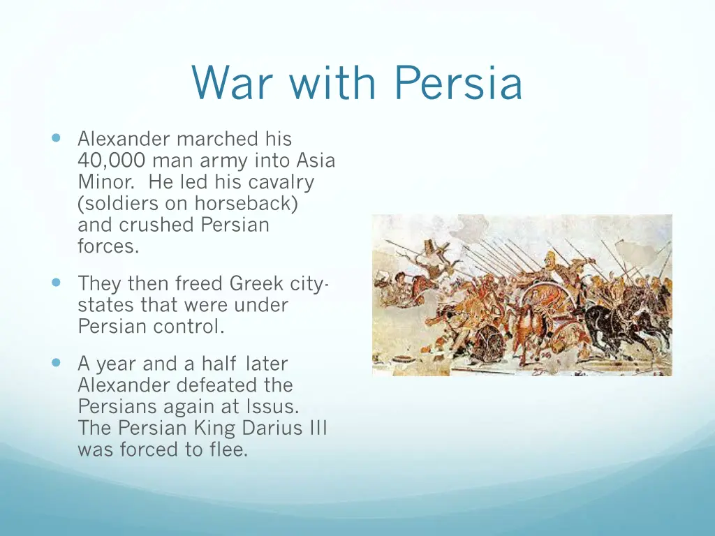 war with persia