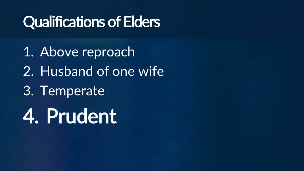 qualifications of elders qualifications of elders 3