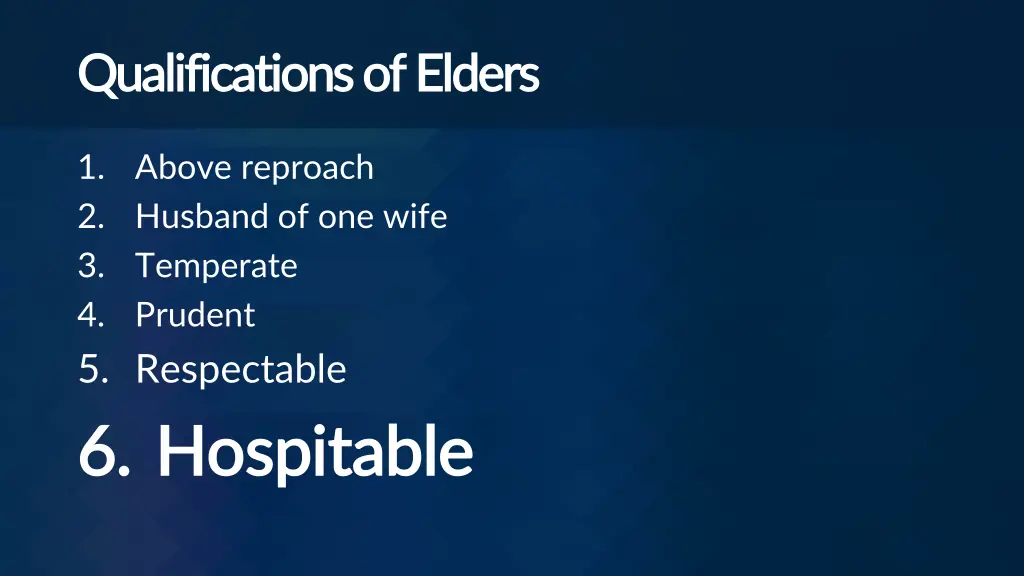 qualifications of elders qualifications of elders 5