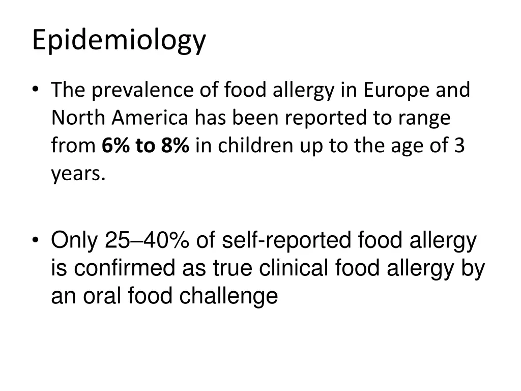 epidemiology