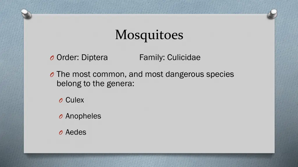 mosquitoes 2