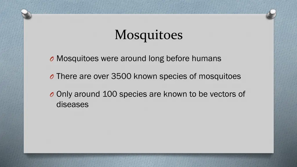 mosquitoes