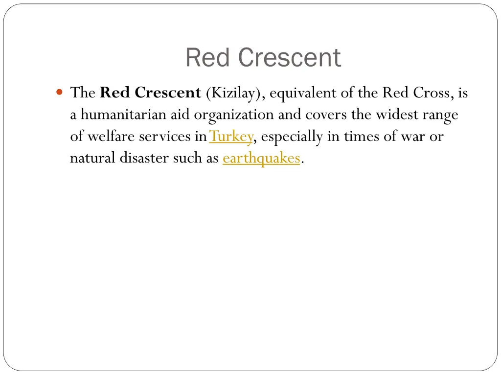 red crescent