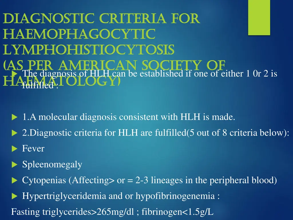 diagnostic criteria for diagnostic criteria