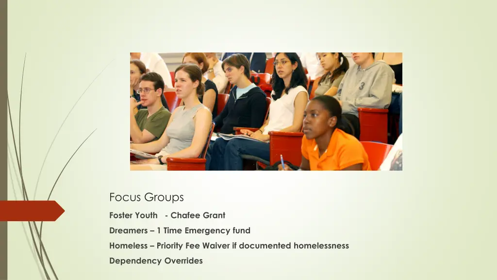 focus groups foster youth chafee grant