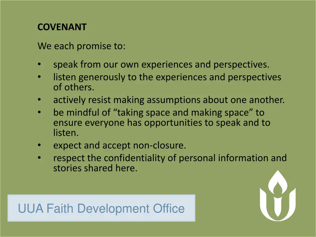 covenant 1