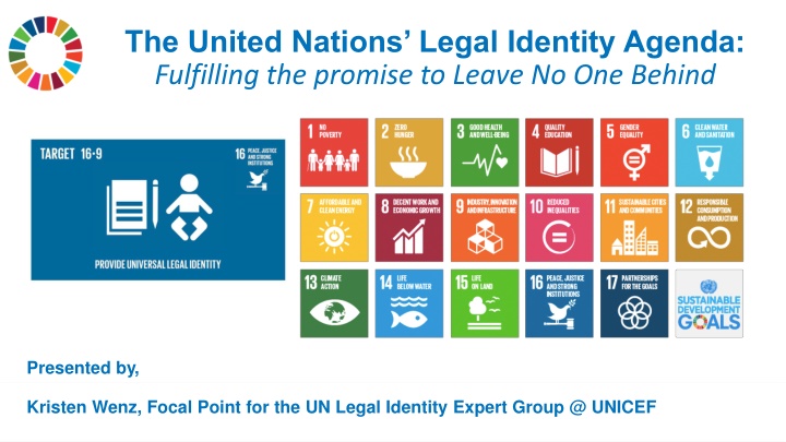 the united nations legal identity agenda