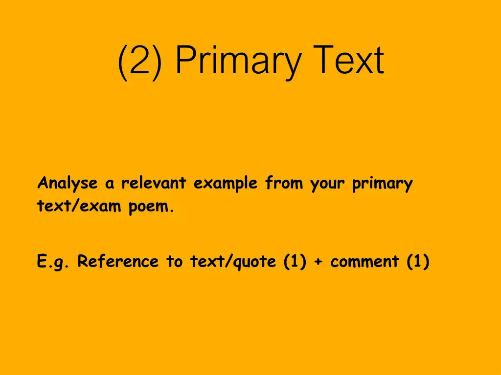 2 primary text