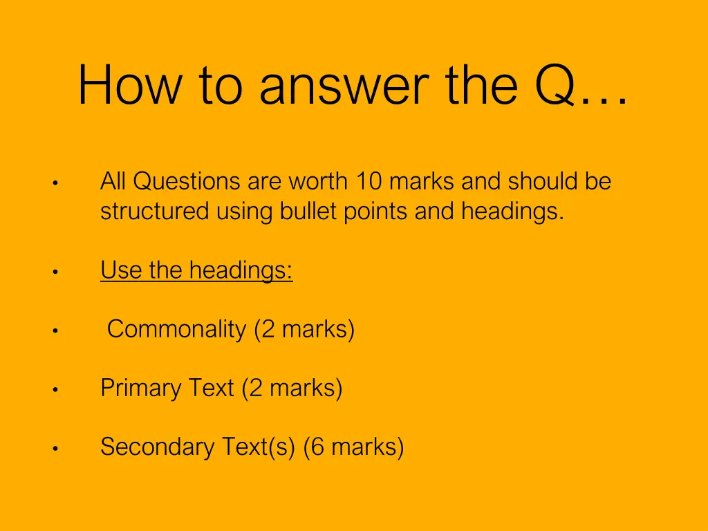 how to answer the q