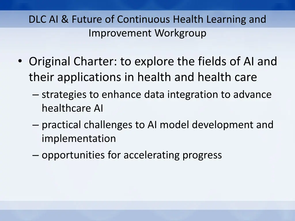 dlc ai future of continuous health learning