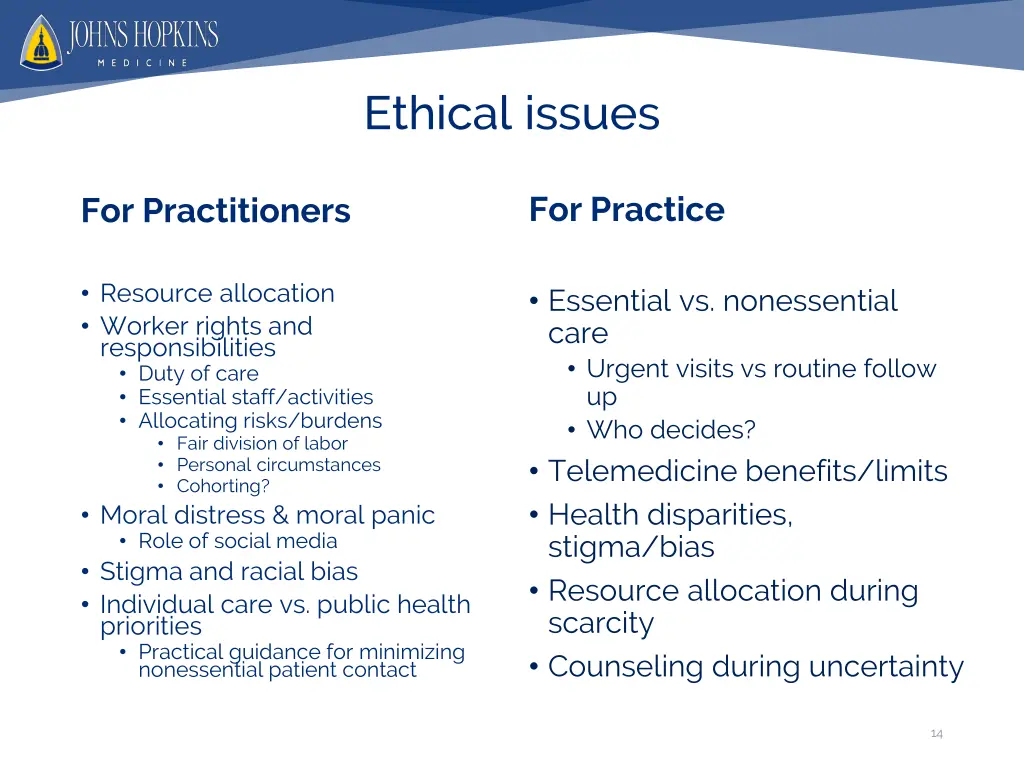 ethical issues 3