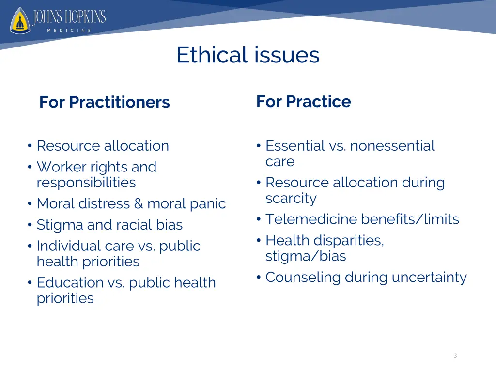 ethical issues