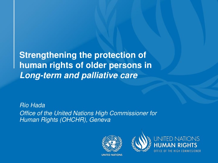 strengthening the protection of human rights