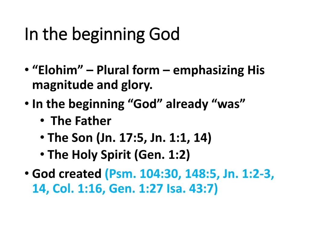 in the beginning god in the beginning god 2