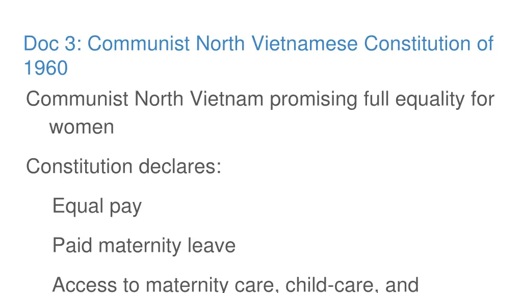 doc 3 communist north vietnamese constitution