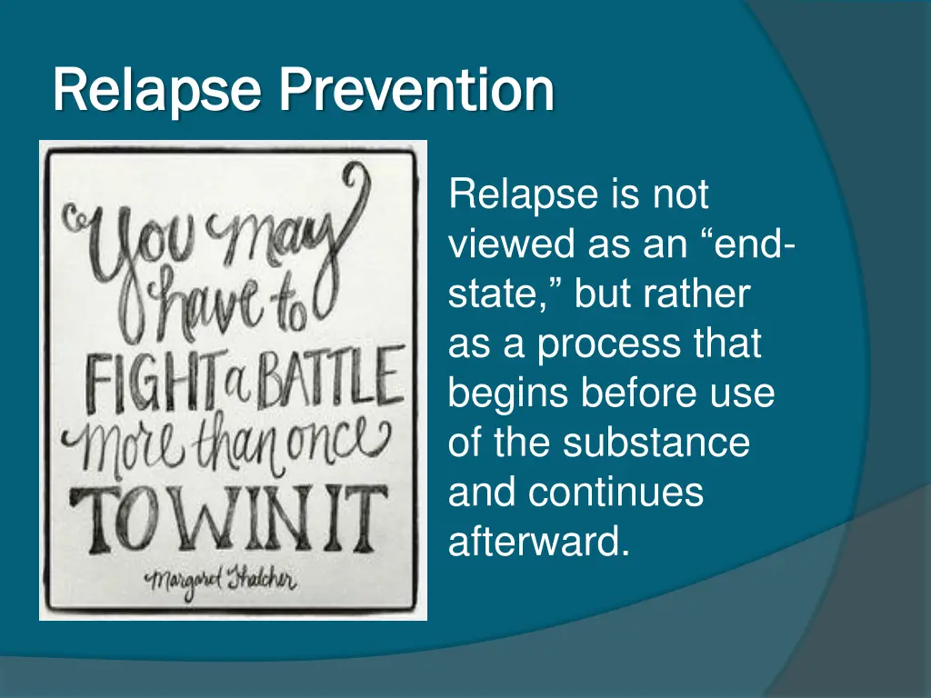 relapse prevention relapse prevention 1