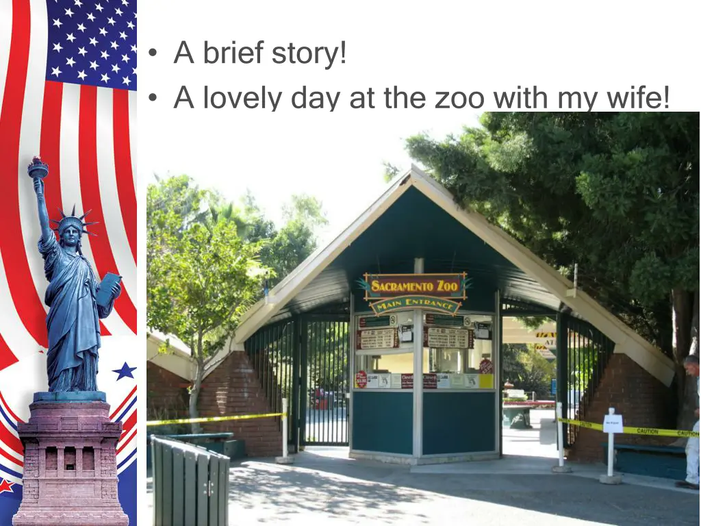 a brief story a lovely day at the zoo with my wife