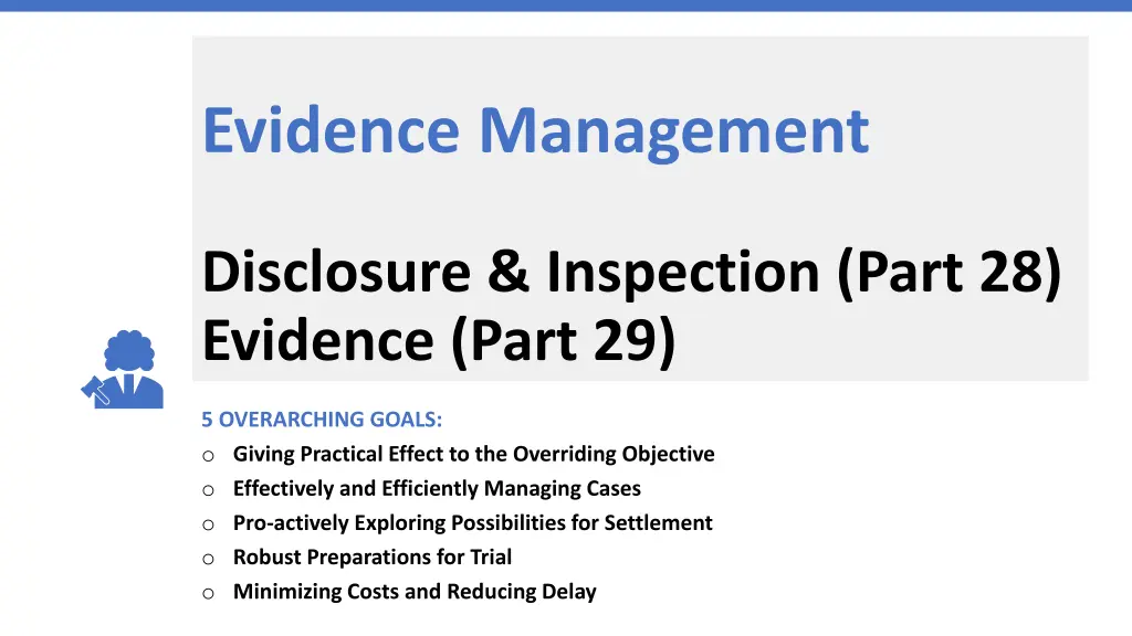 evidence management 1