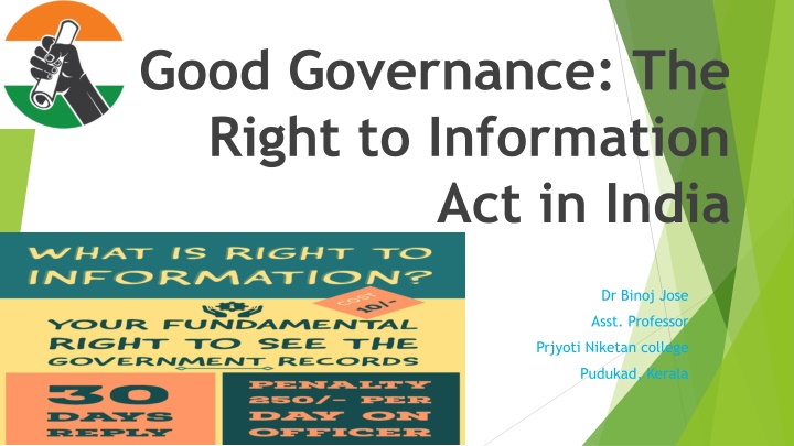 good governance the right to information