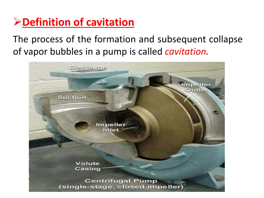 definition of cavitation