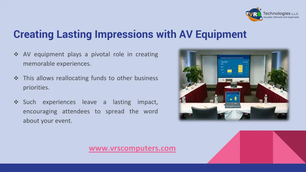 creating lasting impressions with av equipment